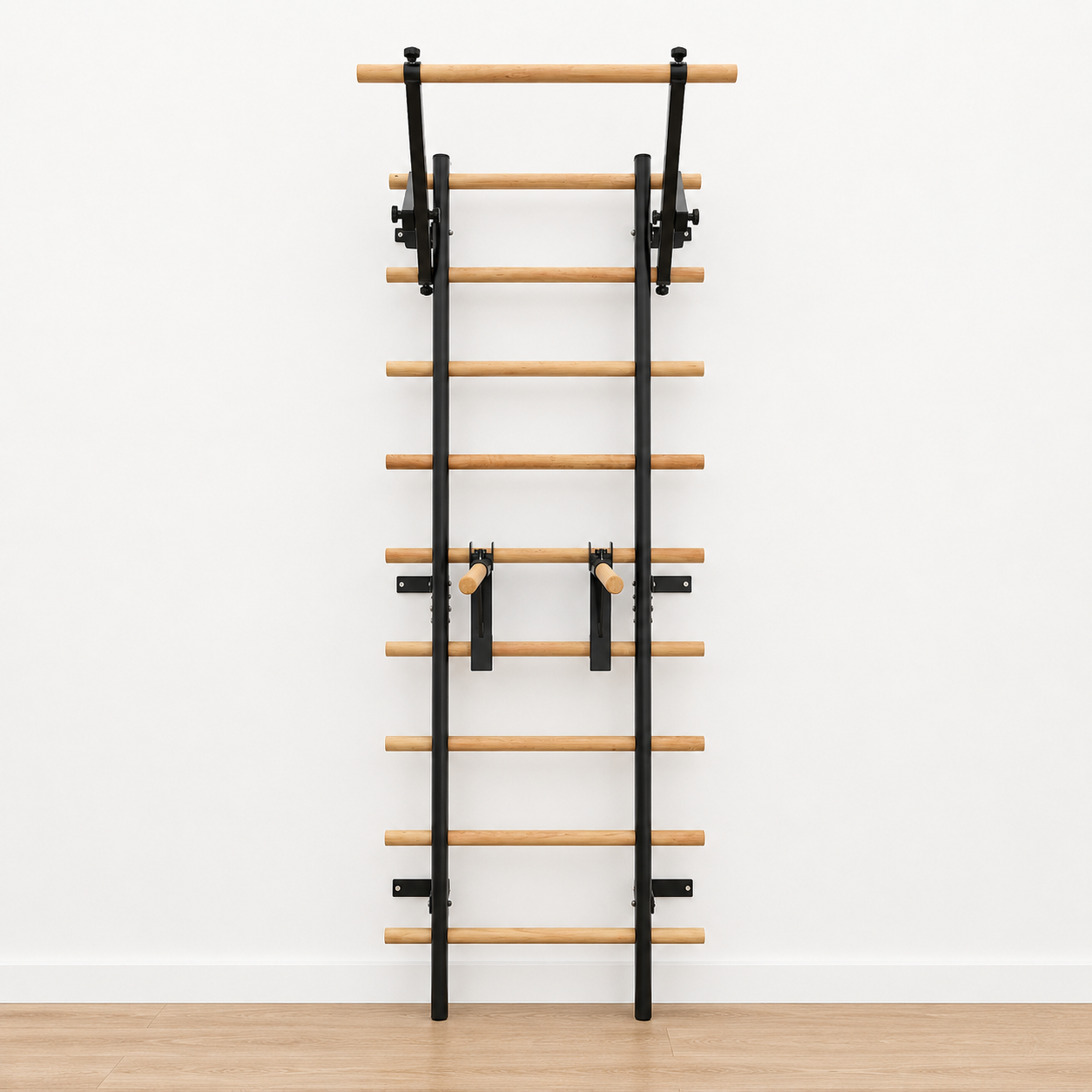 Wall Bar with Removable Pull-Up & Dip Station