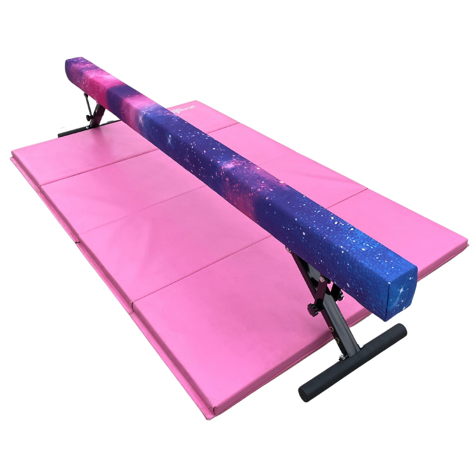 Level Gymnast 2.4m Beam (Adjustable Height) And 2m Mat (Bundle)