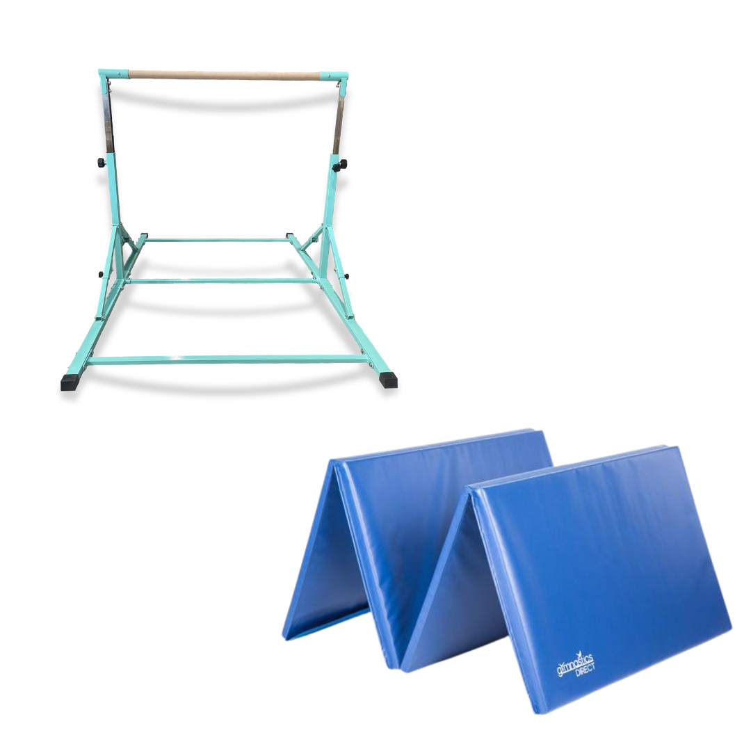 Junior Foldable Bar and 2m Mat Combo