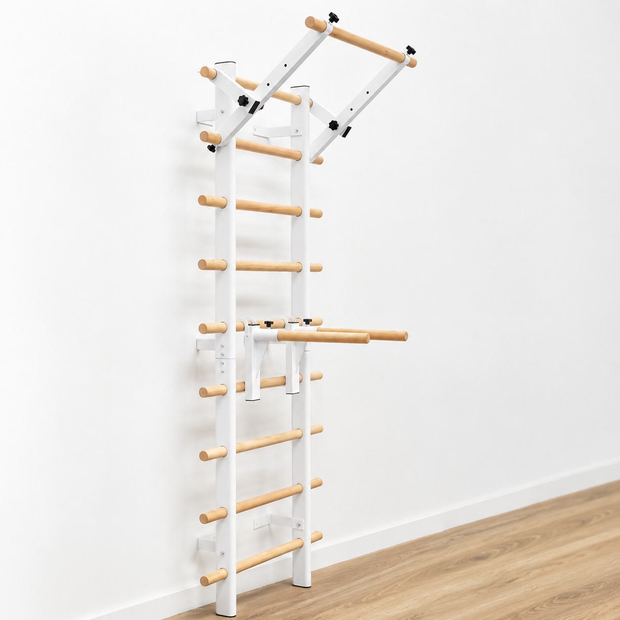 Wall Bar with Removable Pull-Up & Dip Station