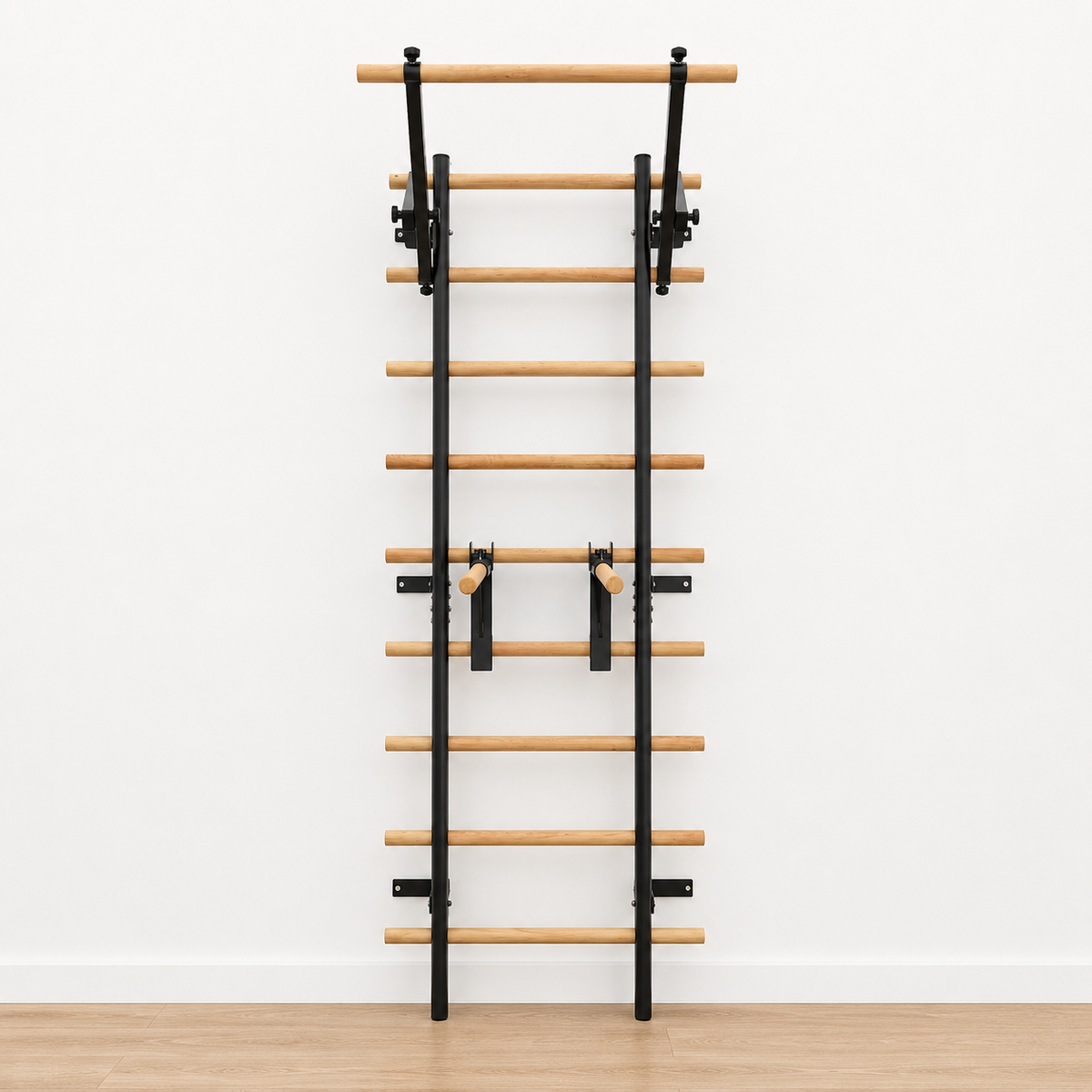 Wall Bar with Removable Pull-Up & Dip Station