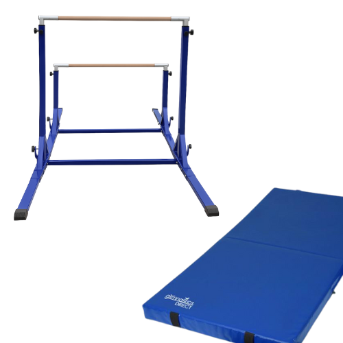 Elite Uneven Bar and 10cm Crash Mat (Bundle)