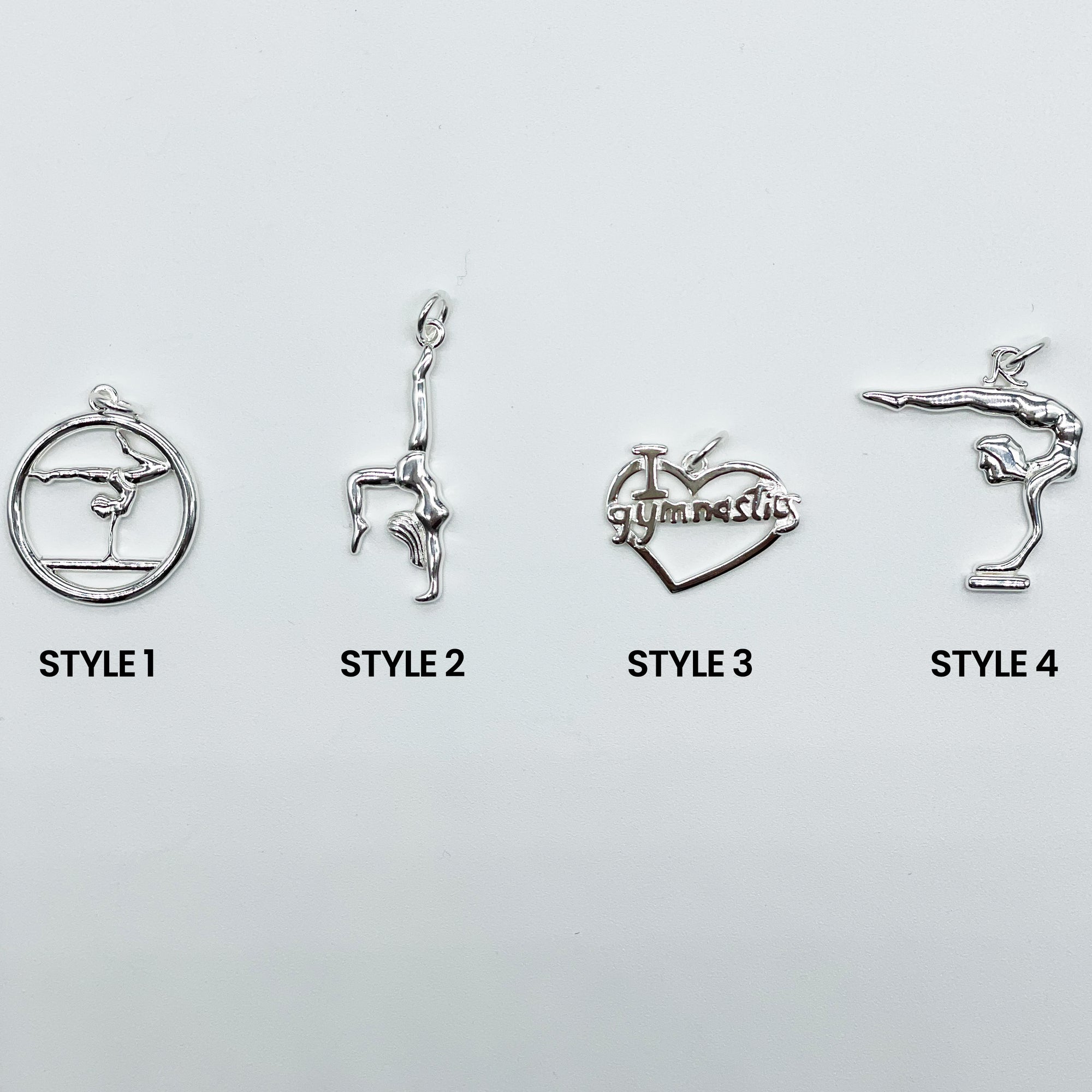 Silver Gymnastics Pendant