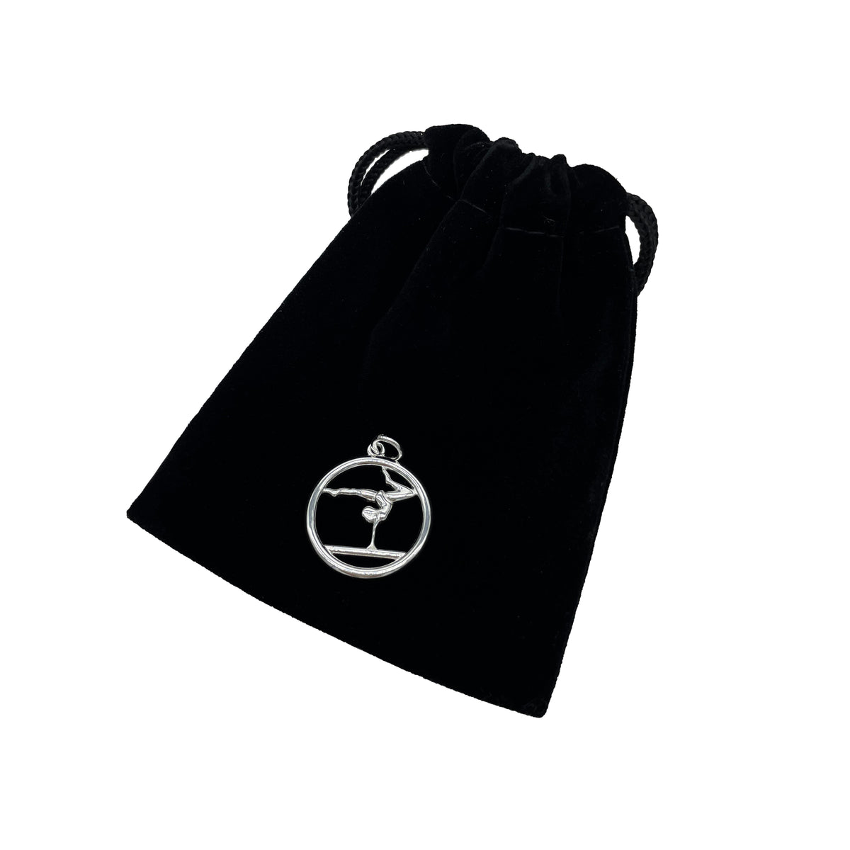 Silver Gymnastics Pendant