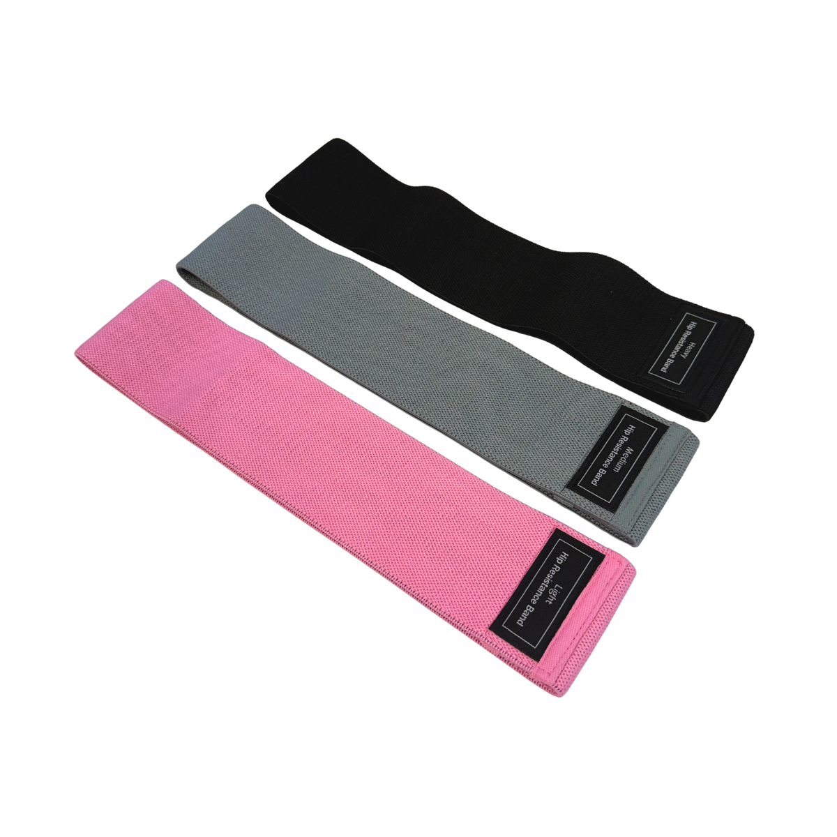Fabric Booty Bands – 3 Resistance Levels