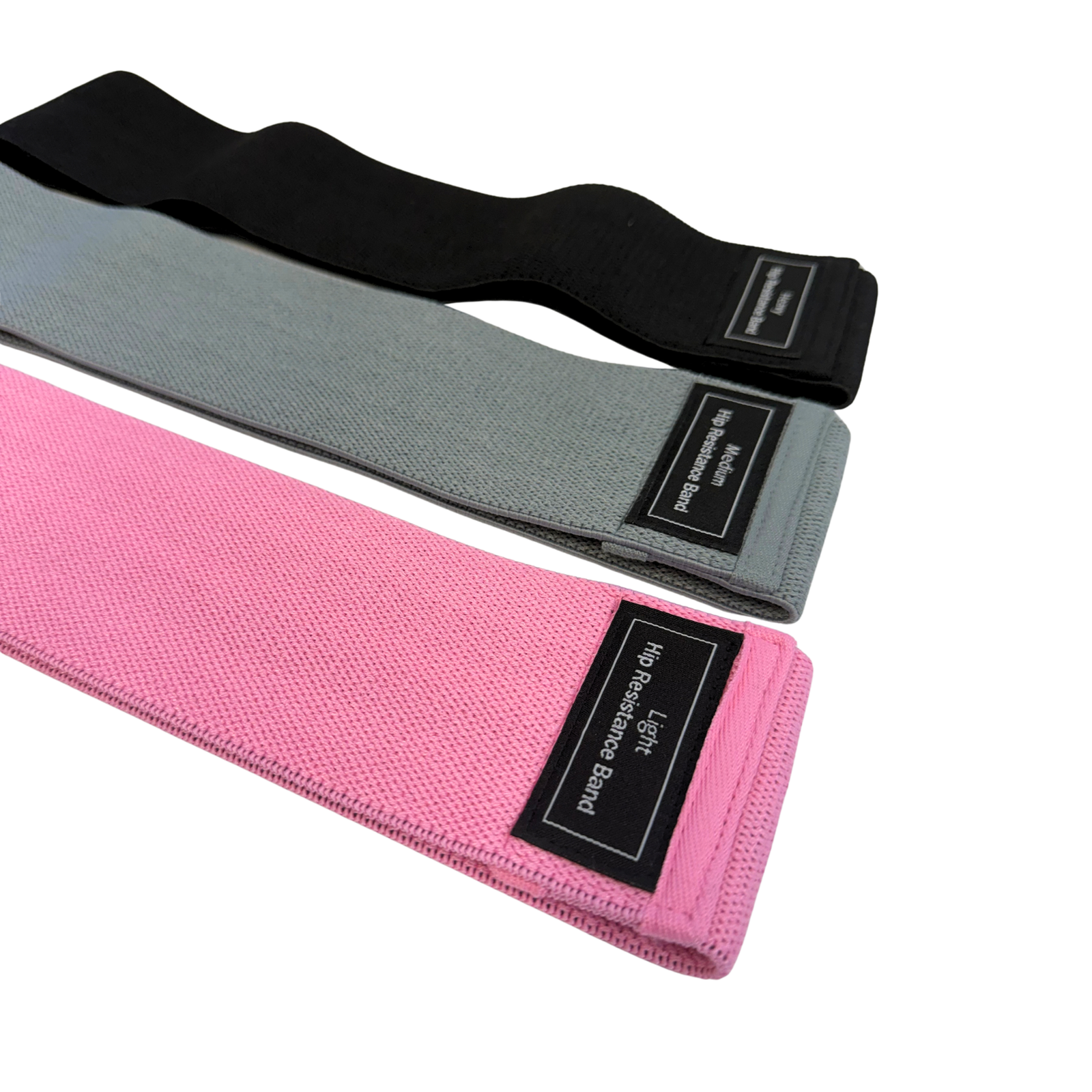Fabric Booty Bands – 3 Resistance Levels