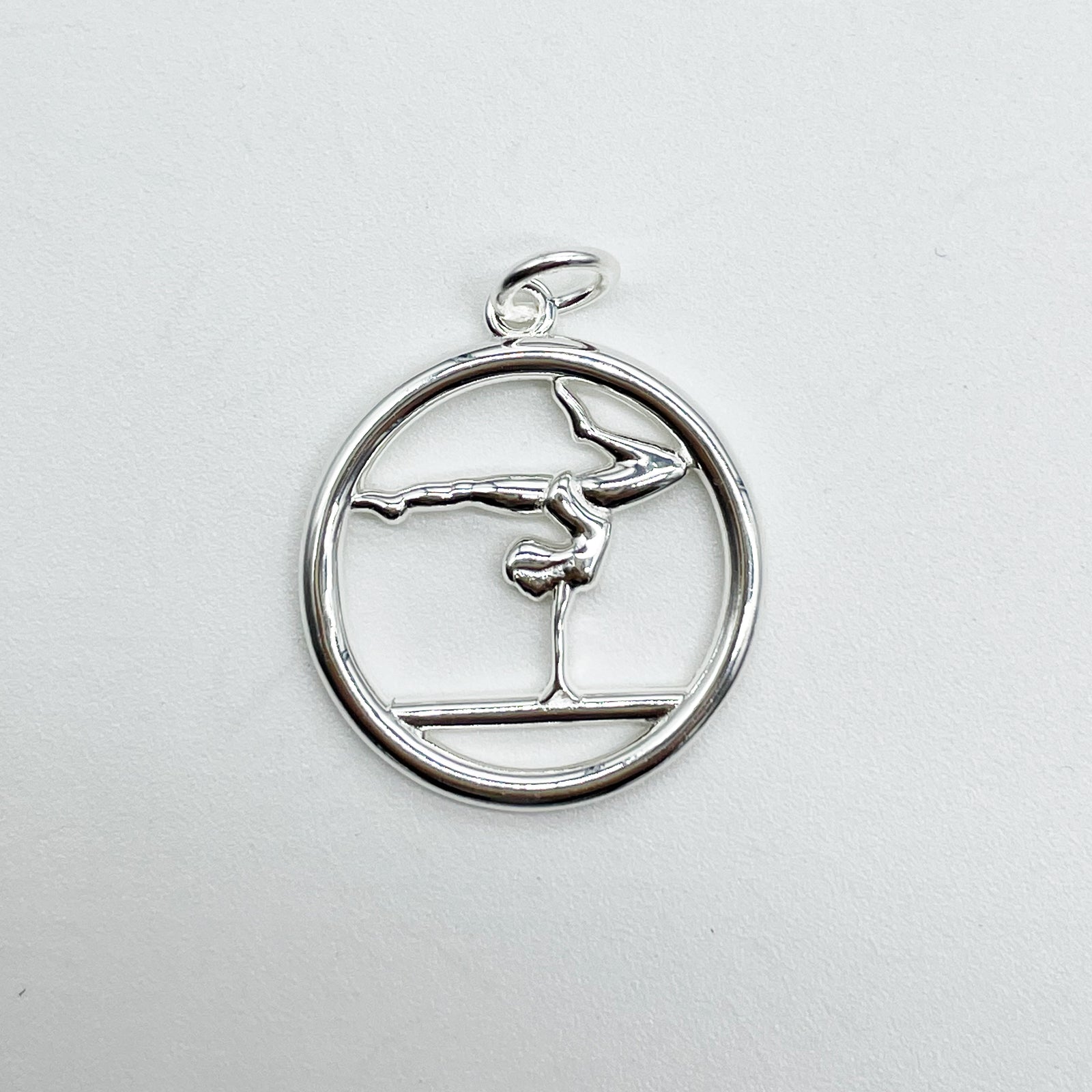 Silver Gymnastics Pendant