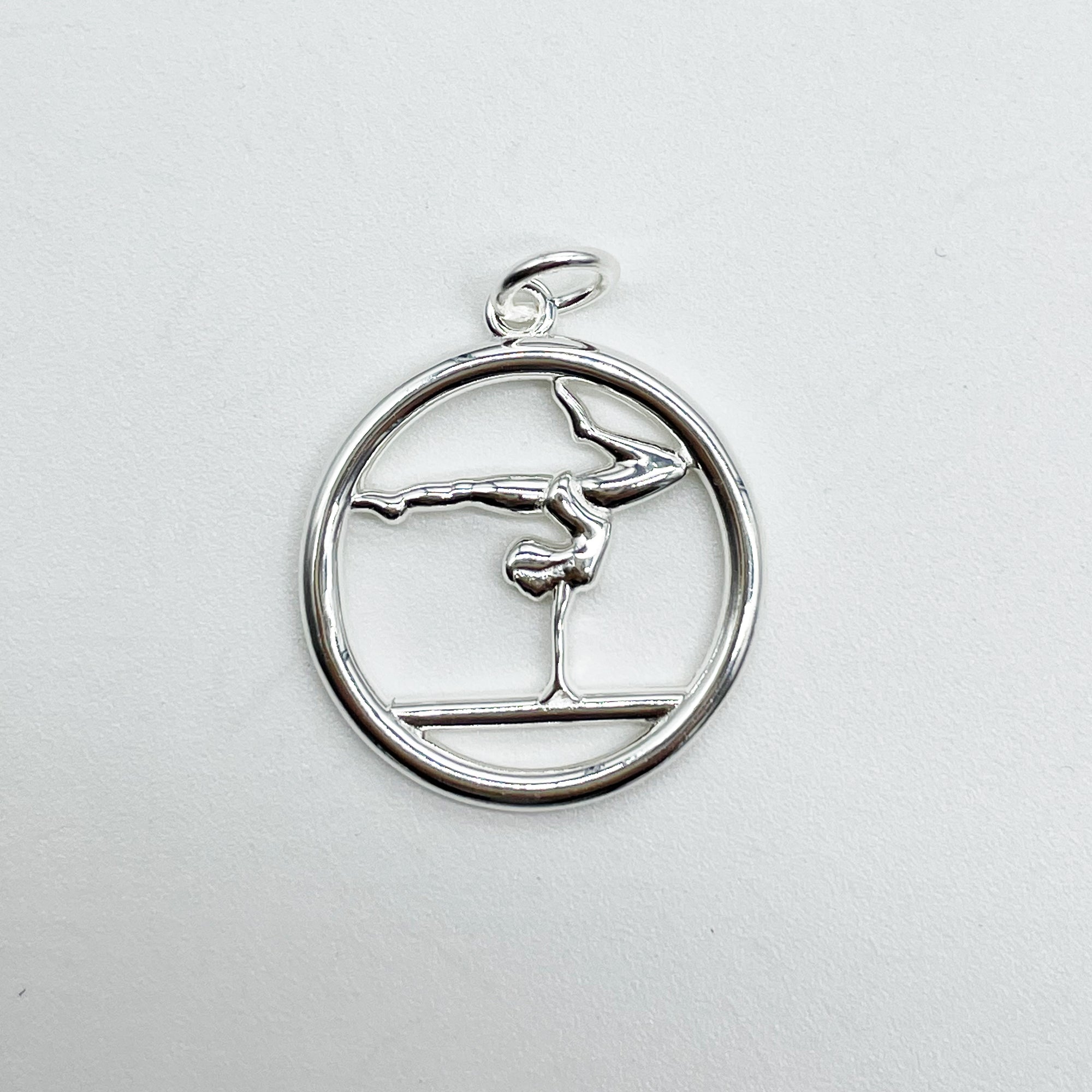Silver Gymnastics Pendant
