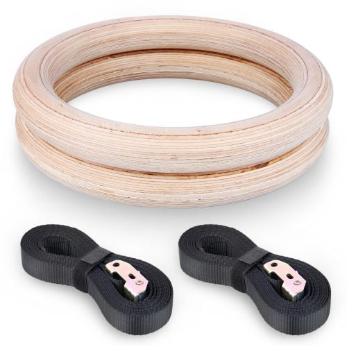 Birch Gymnastics Rings Plus Straps
