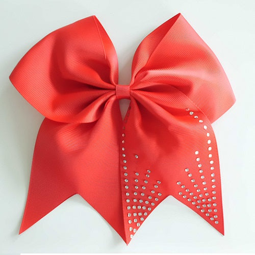Rhinestone Design Cheer Bow